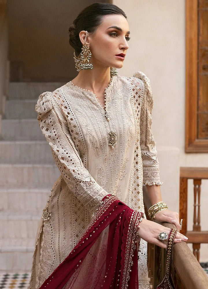 Maria B Embroidered Suits Unstitched 3 Piece MB25VL D-11B - Luxury Collection