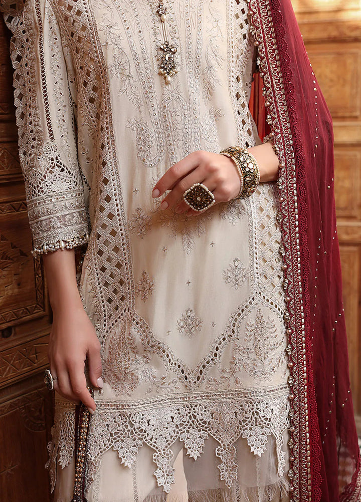 Maria B Embroidered Suits Unstitched 3 Piece MB25VL D-11B - Luxury Collection