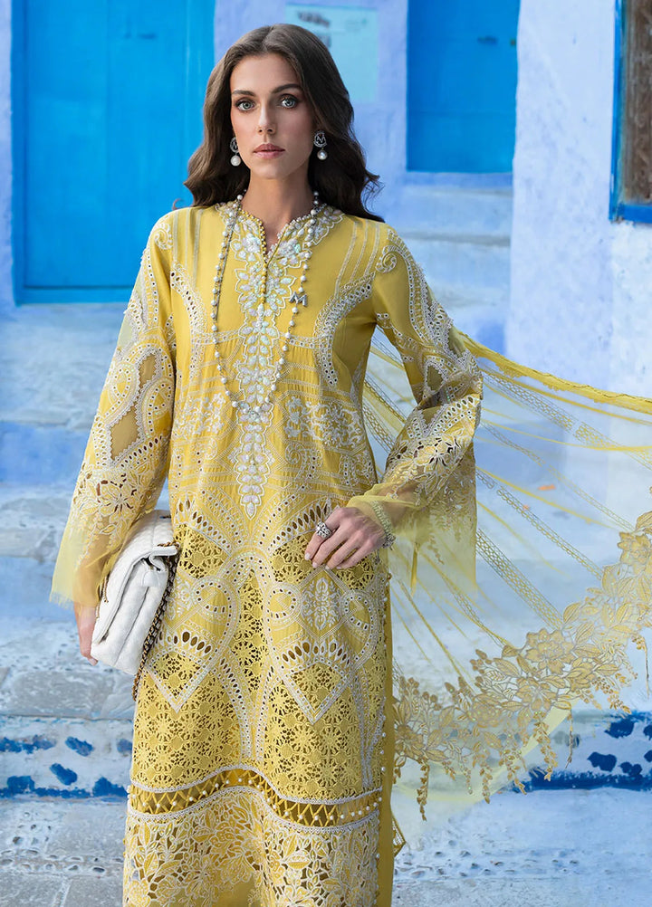 Maria B Embroidered Suits Unstitched 3 Piece MB25VL D-12A - Luxury Collection