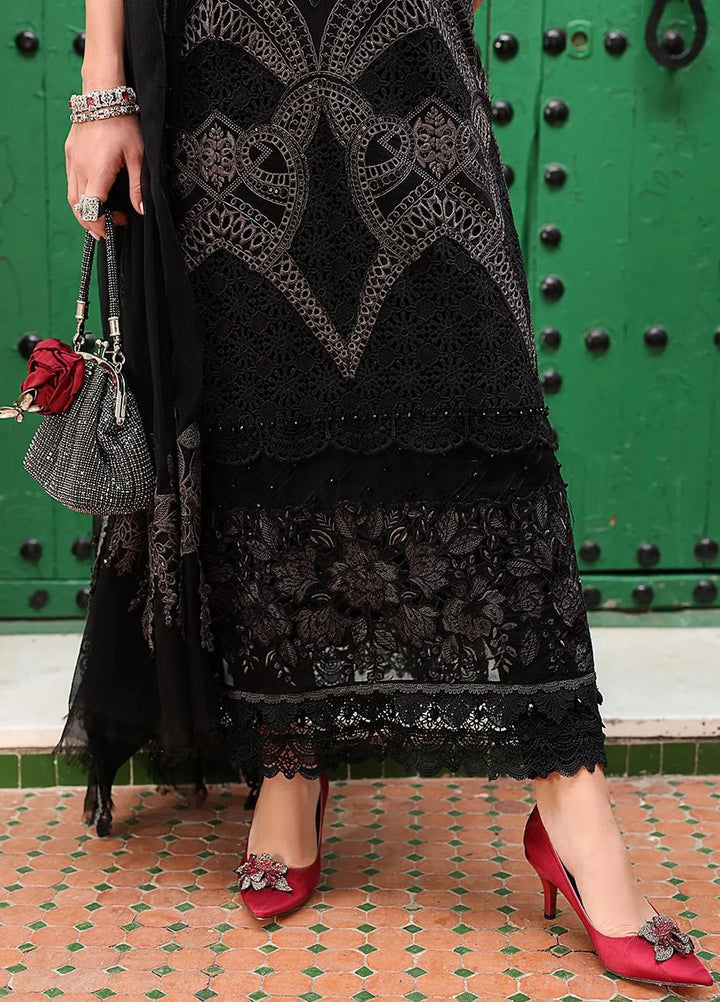 Maria B Embroidered Suits Unstitched 3 Piece MB25VL D-12B - Luxury Collection