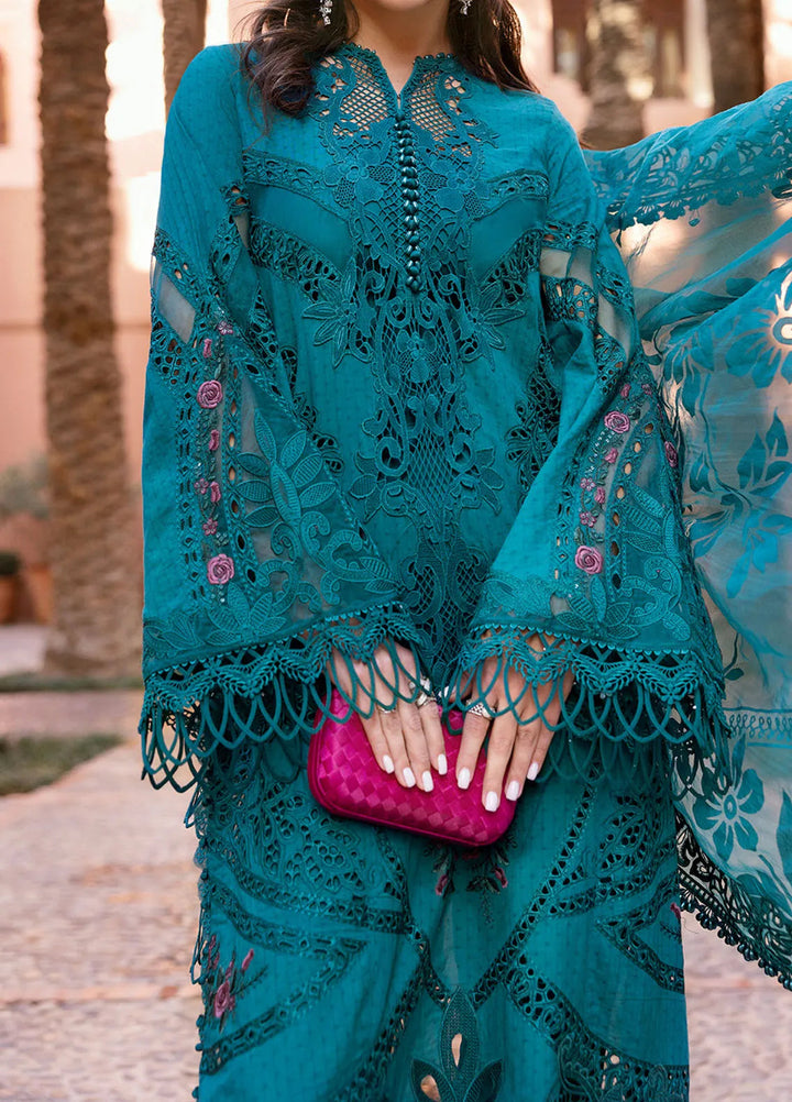 Maria B Embroidered Suits Unstitched 3 Piece MB25VL D-13B - Luxury Collection