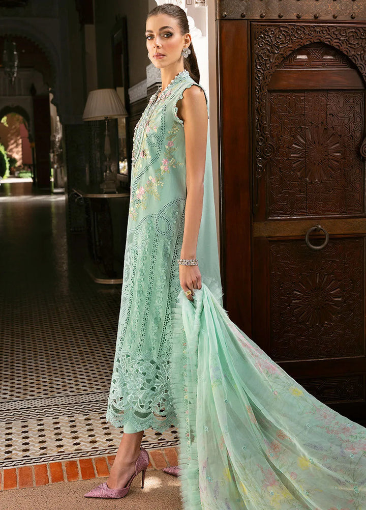 Maria B Embroidered Suits Unstitched 3 Piece MB25VL D-14A - Luxury Collection