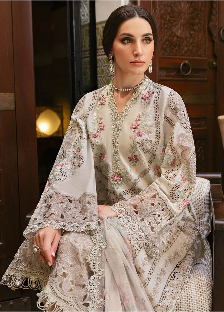 Maria B Embroidered Suits Unstitched 3 Piece MB25VL D-14B - Luxury Collection