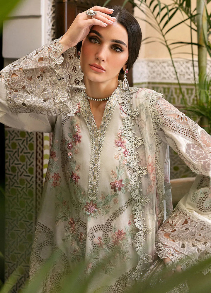 Maria B Embroidered Suits Unstitched 3 Piece MB25VL D-14B - Luxury Collection