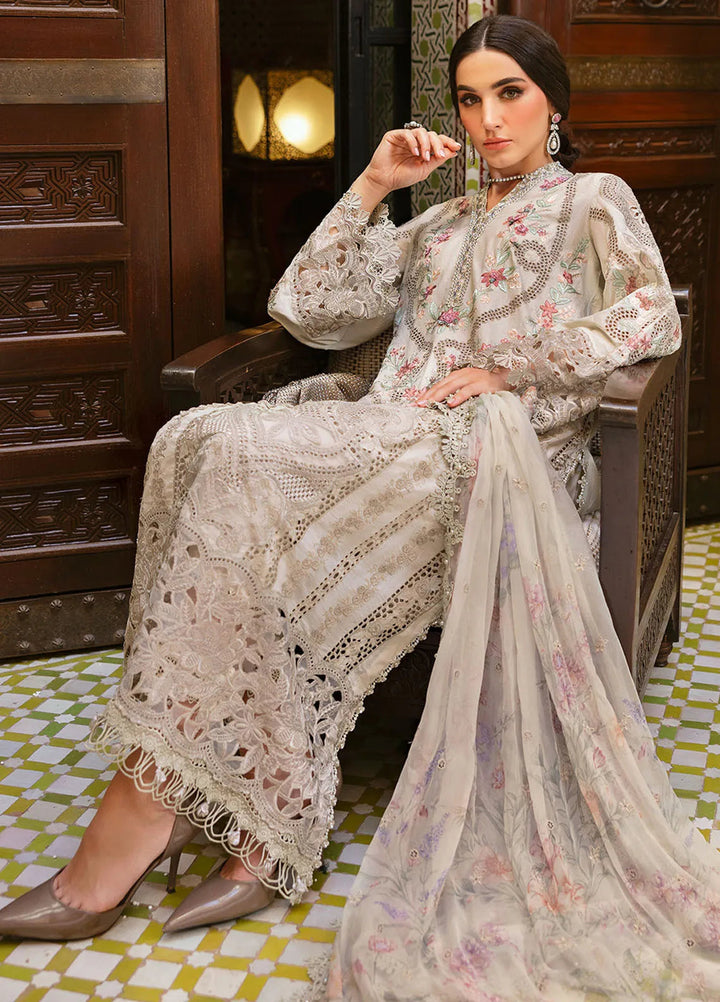 Maria B Embroidered Suits Unstitched 3 Piece MB25VL D-14B - Luxury Collection