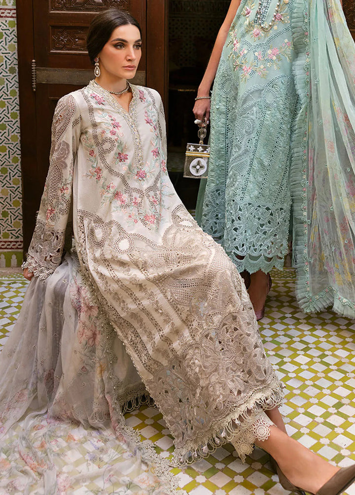 Maria B Embroidered Suits Unstitched 3 Piece MB25VL D-14B - Luxury Collection