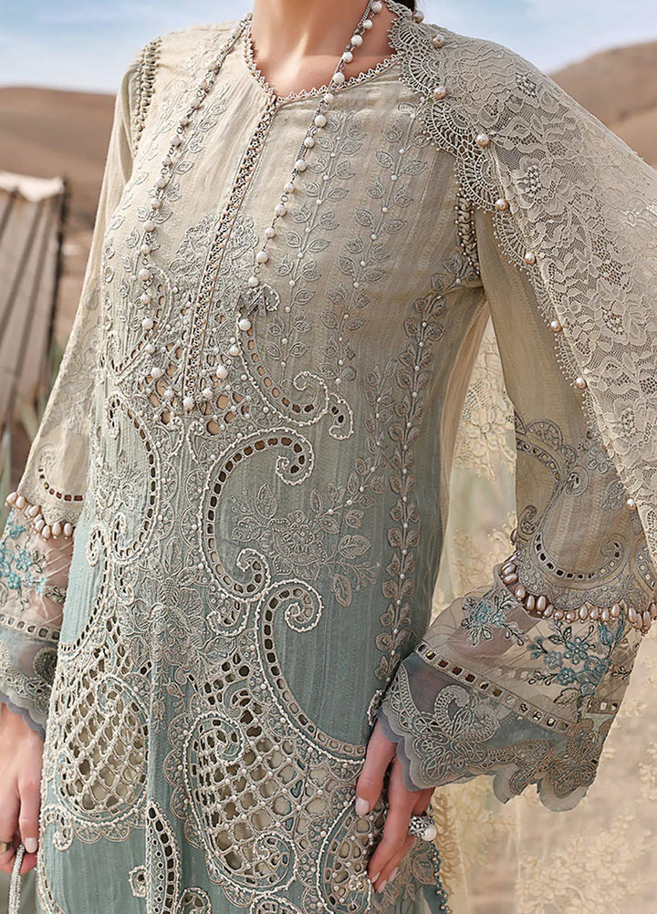Maria B Embroidered Suits Unstitched 3 Piece MB25VL D-15B - Luxury Collection