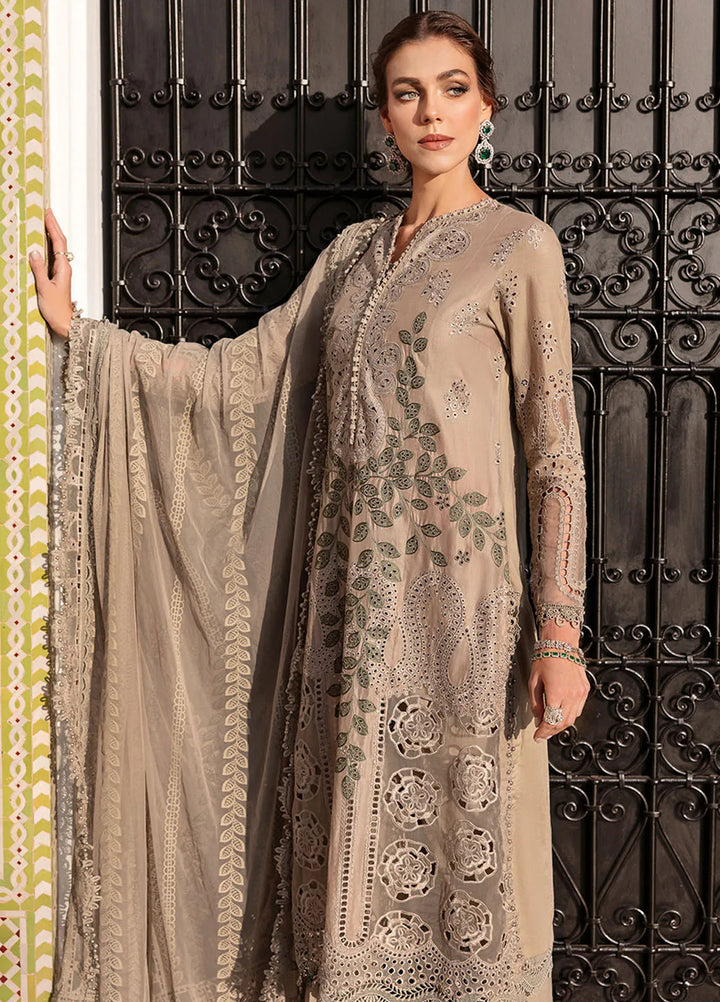 Maria B Embroidered Suits Unstitched 3 Piece MB25VL D-3A - Luxury Collection