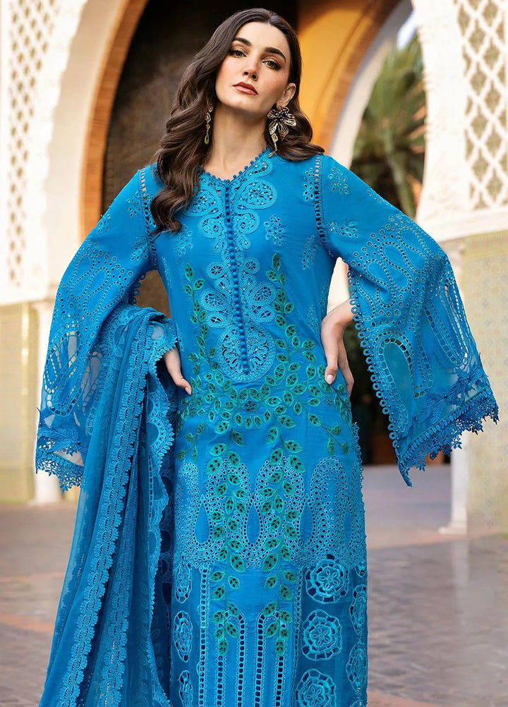 Maria B Embroidered Suits Unstitched 3 Piece MB25VL D-3B - Luxury Collection