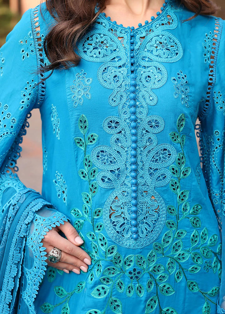 Maria B Embroidered Suits Unstitched 3 Piece MB25VL D-3B - Luxury Collection