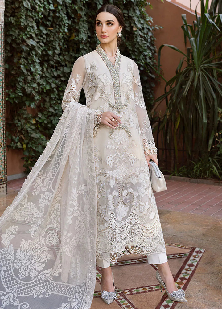 Maria B Embroidered Suits Unstitched 3 Piece MB25VL D-6A - Luxury Collection