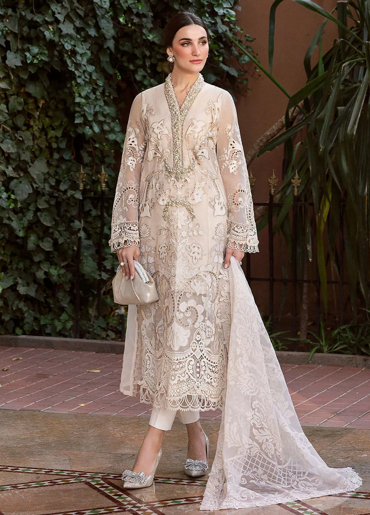 Maria B Embroidered Suits Unstitched 3 Piece MB25VL D-6A - Luxury Collection