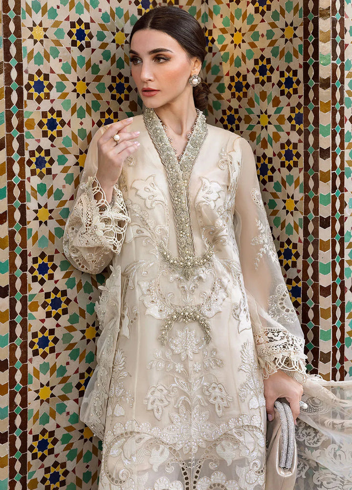 Maria B Embroidered Suits Unstitched 3 Piece MB25VL D-6A - Luxury Collection