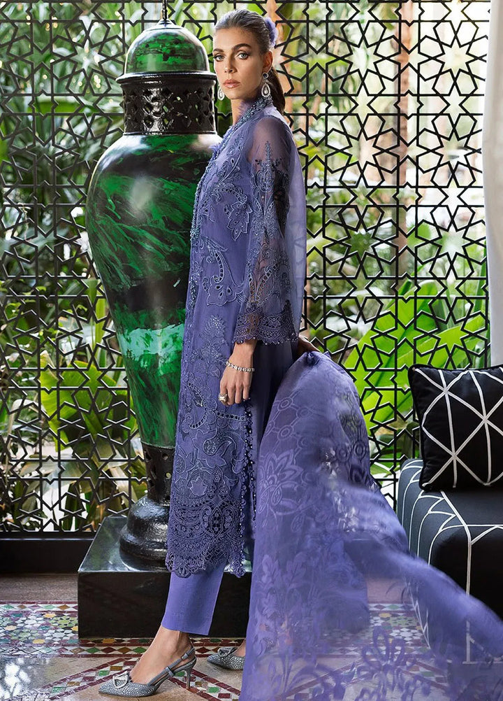 Maria B Embroidered Suits Unstitched 3 Piece MB25VL D-6B - Luxury Collection