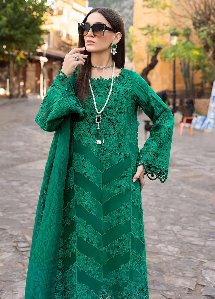 Maria B Embroidered Suits Unstitched 3 Piece MB25VL D-8B - Luxury Collection