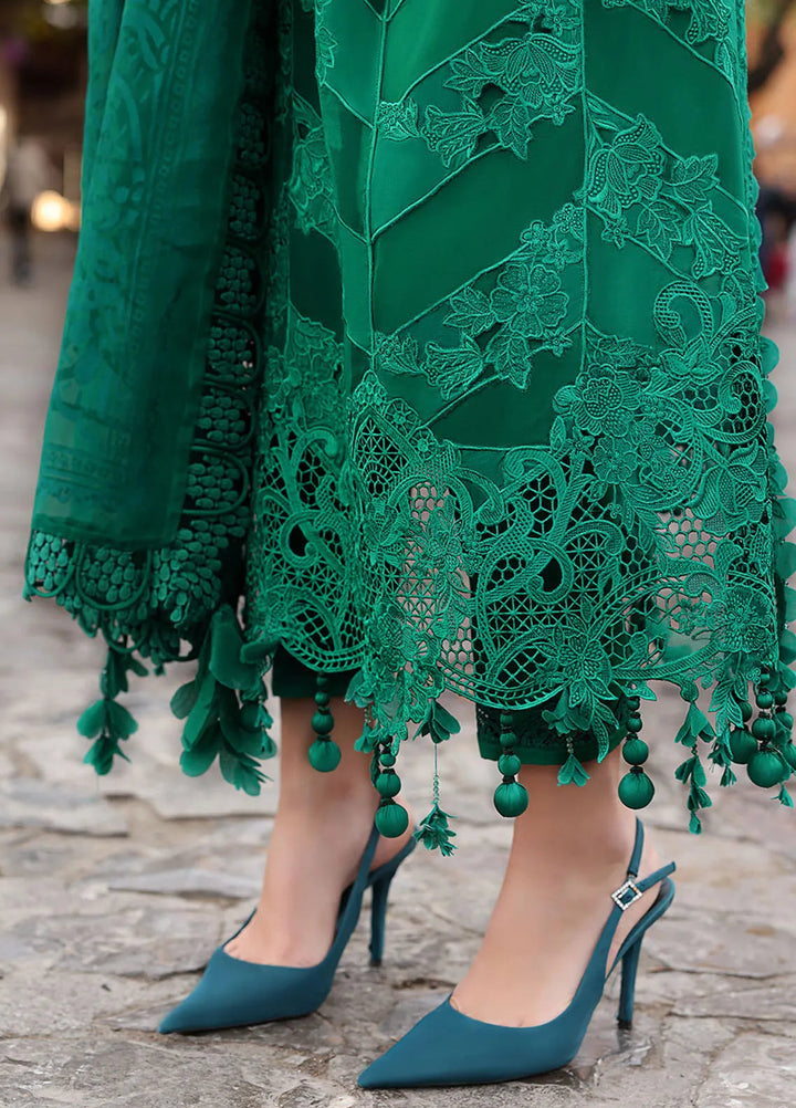 Maria B Embroidered Suits Unstitched 3 Piece MB25VL D-8B - Luxury Collection