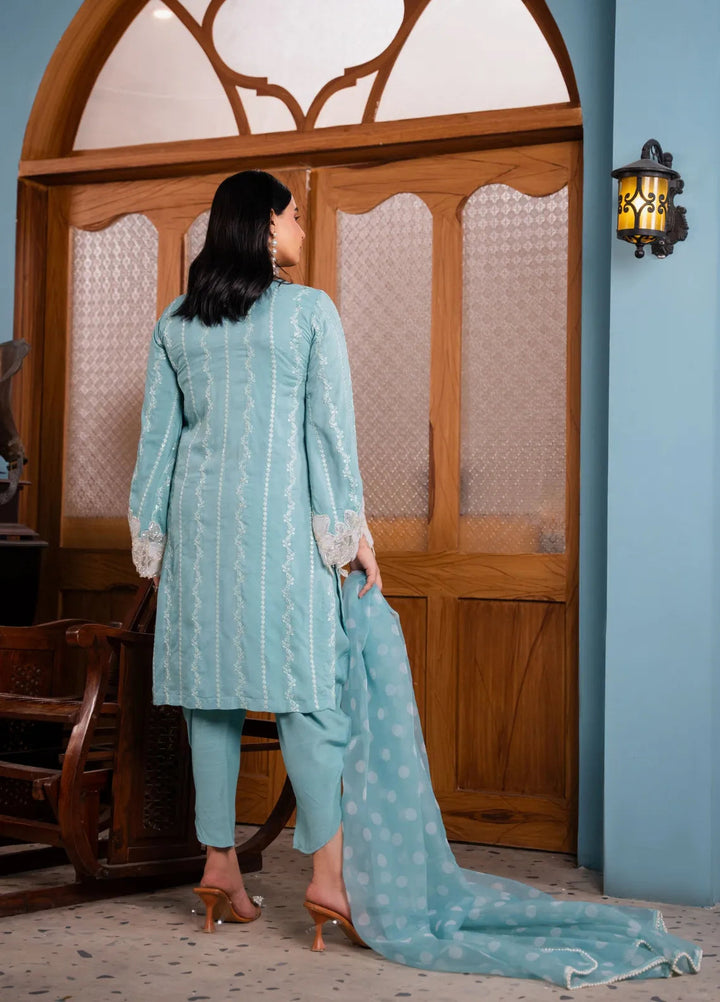 Maroon by Iqra Chaudhry Pret Embroidered Raw Silk 3 Piece Suit Coco