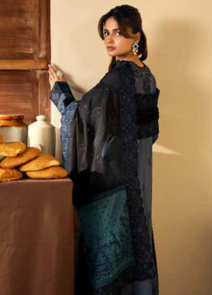 Maryum N Maria Embroidered Lawn Suit Unstitched 3 Piece MNM24EA Agafya - Luxury Collection