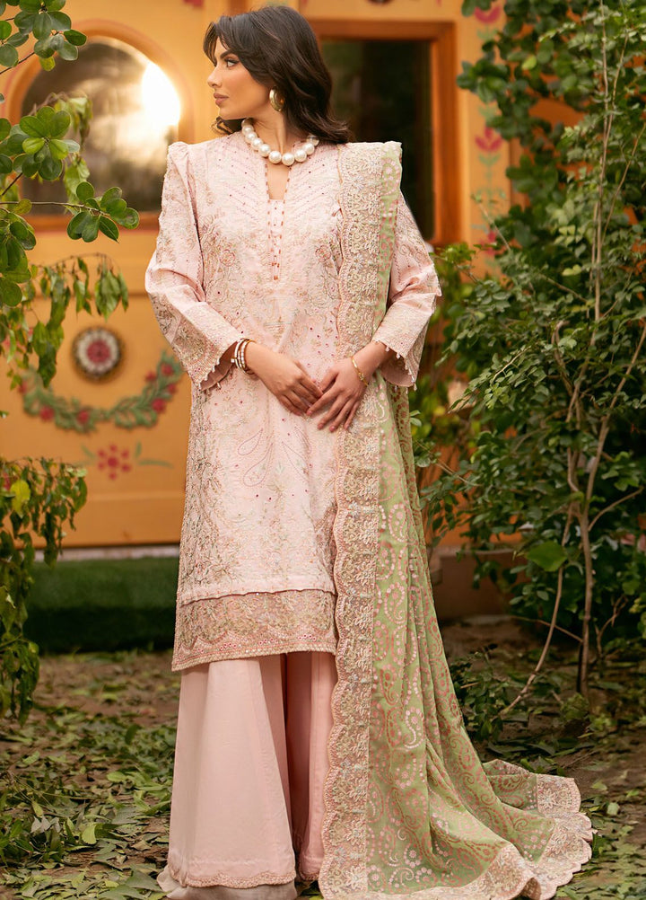 Maryum N Maria Embroidered Lawn Suit Unstitched 3 Piece MNM24LL2 MS24558 Bennu - Luxury Summer Collection