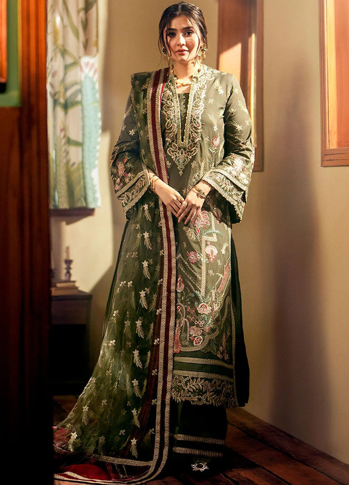 Maryum N Maria Embroidered Lawn Suits Unstitched 3 Piece MNM24LL MS24-565 Amira - Summer Collection