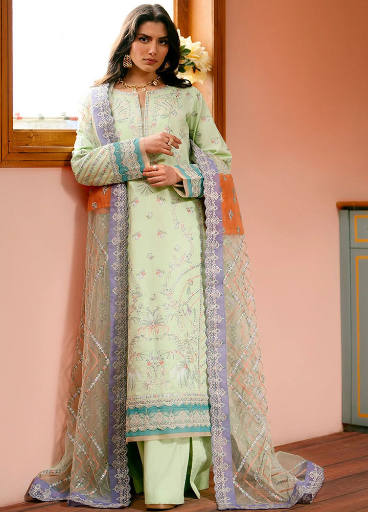 Maryum N Maria Embroidered Lawn Suits Unstitched 3 Piece MNM24LL MS24-566 Zara - Summer Collection