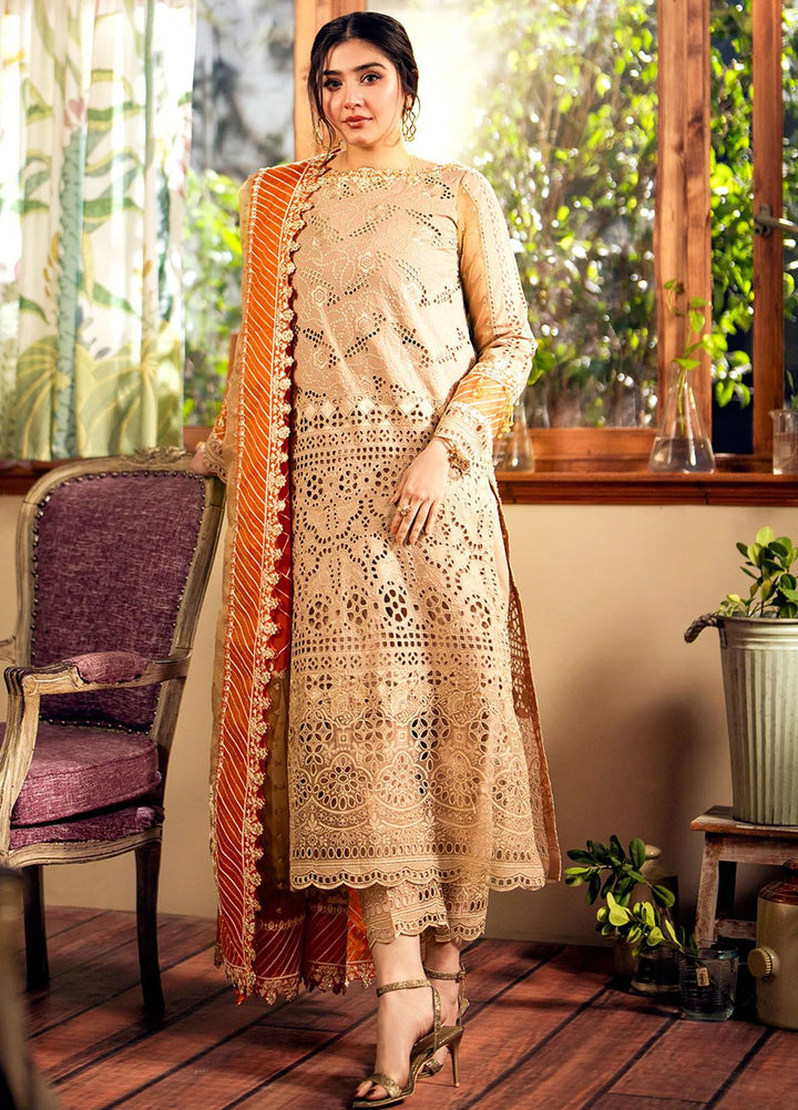 Maryum N Maria Embroidered Lawn Suits Unstitched 3 Piece MNM24LL MS24-567 Nora - Summer Collection