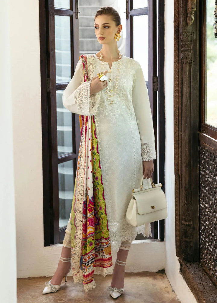 Mayal By Kanwal Malik Embroidered Lawn Suit Unstitched 3 Piece KM24L Cerise - Summer Collection
