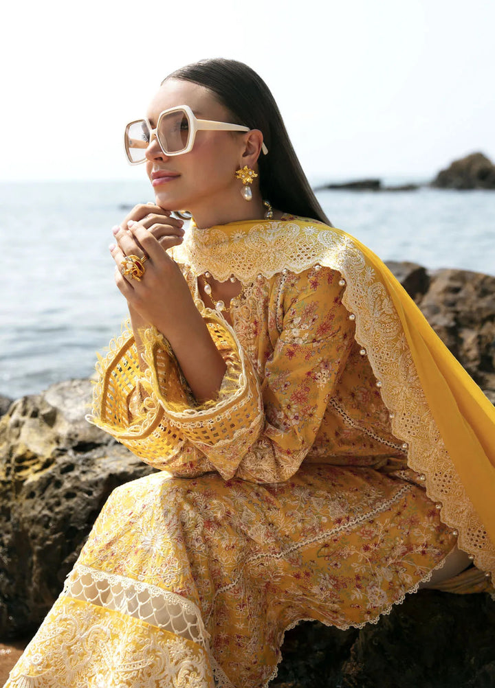 Mayal By Kanwal Malik Embroidered Lawn Suit Unstitched 3 Piece KM24L Elara - Summer Collection