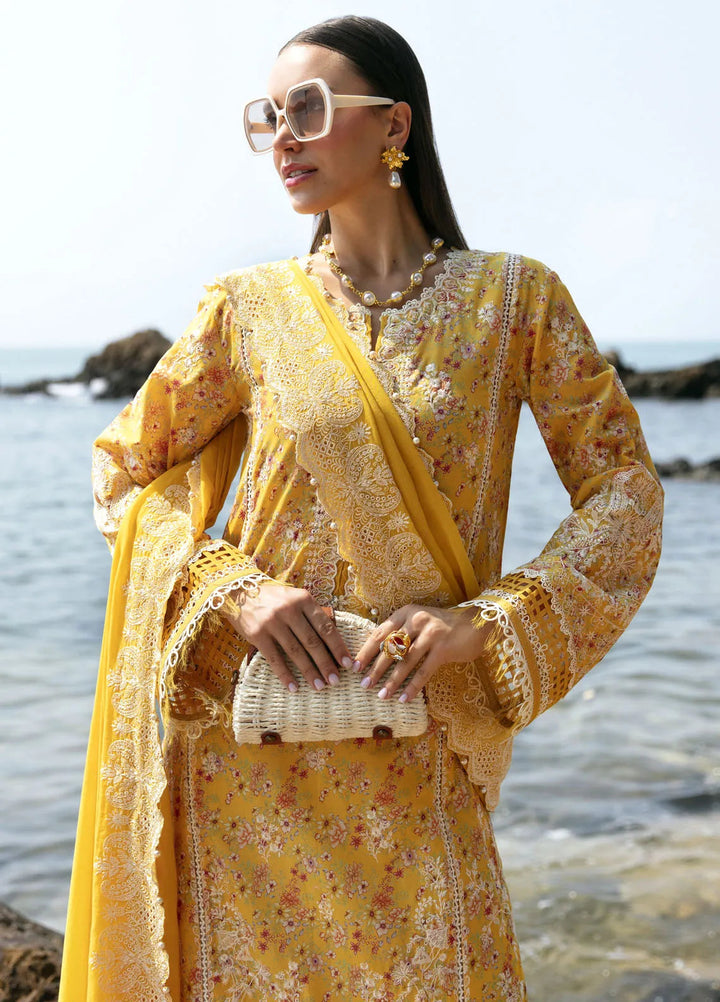 Mayal By Kanwal Malik Embroidered Lawn Suit Unstitched 3 Piece KM24L Elara - Summer Collection