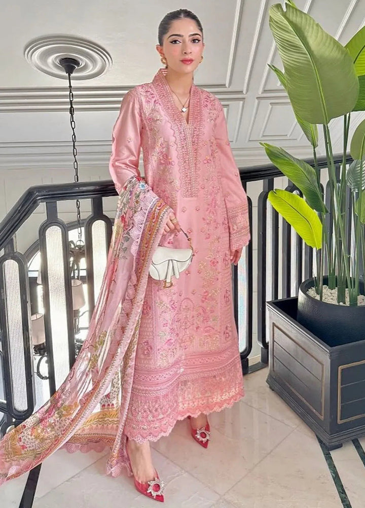 Mayal By Kanwal Malik Embroidered Lawn Suit Unstitched 3 Piece KM24L Raham - Summer Collection