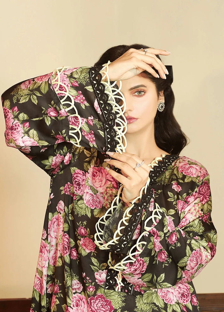 Meadow Freesia by Ziara Printed Silk Suits Unstitched 3 Piece ZI24MF Talia - Casual Collection