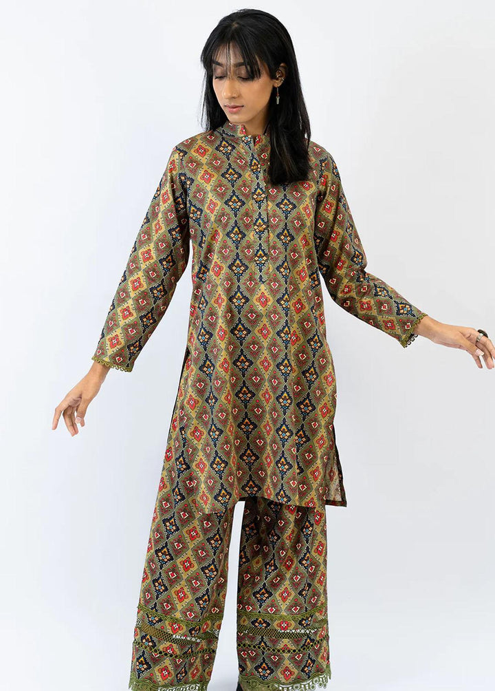 Meerak Pret Printed Lawn 2 Piece Suit MRK23SL Mosaic