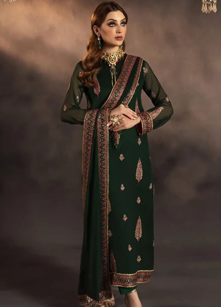 Meeral Pret Embroidered Chiffon 3 Piece Suit Azra