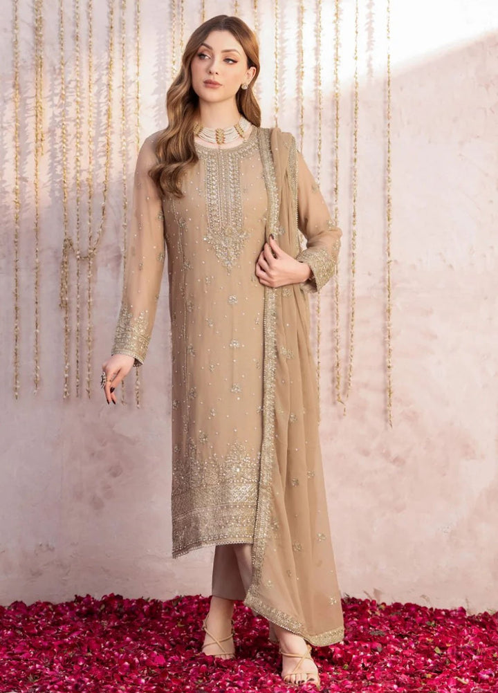 Meeral Pret Embroidered Chiffon 3 Piece Suit Muntaha