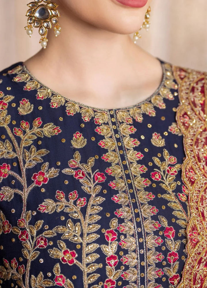 Meeral Pret Embroidered Chiffon 3 Piece Suit Mushk