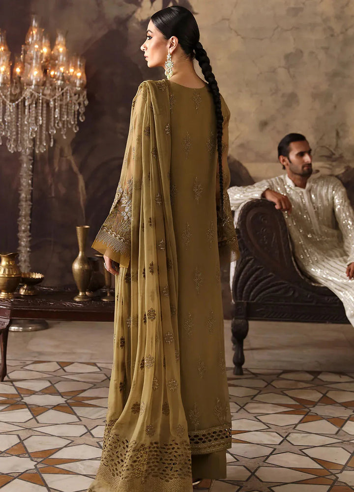 Mehak by Flossie Embroidered Chiffon Suits Unstitched 3 Piece FL24ME FE-804 - Formals Collection