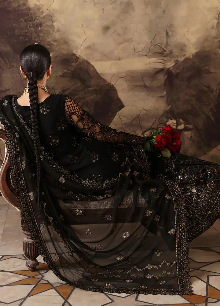 Mehak by Flossie Embroidered Chiffon Suits Unstitched 3 Piece FL24ME FE-806 - Formals Collection