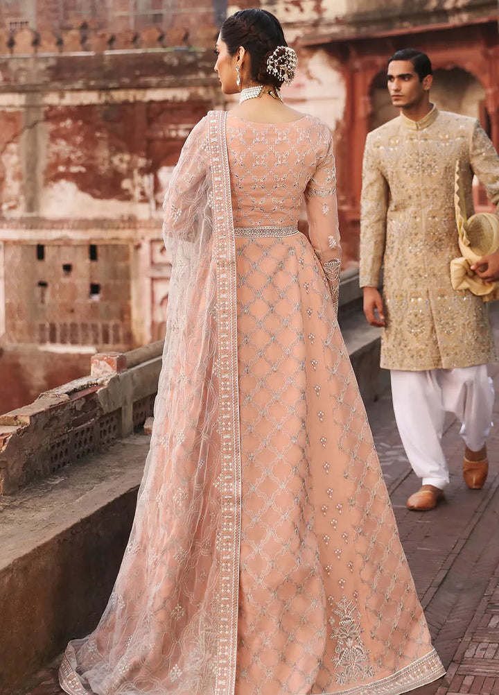 Mehak by Flossie Embroidered Organza Suits Unstitched 3 Piece FL24ME FE-809 - Formals Collection