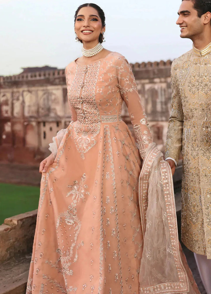 Mehak by Flossie Embroidered Organza Suits Unstitched 3 Piece FL24ME FE-809 - Formals Collection