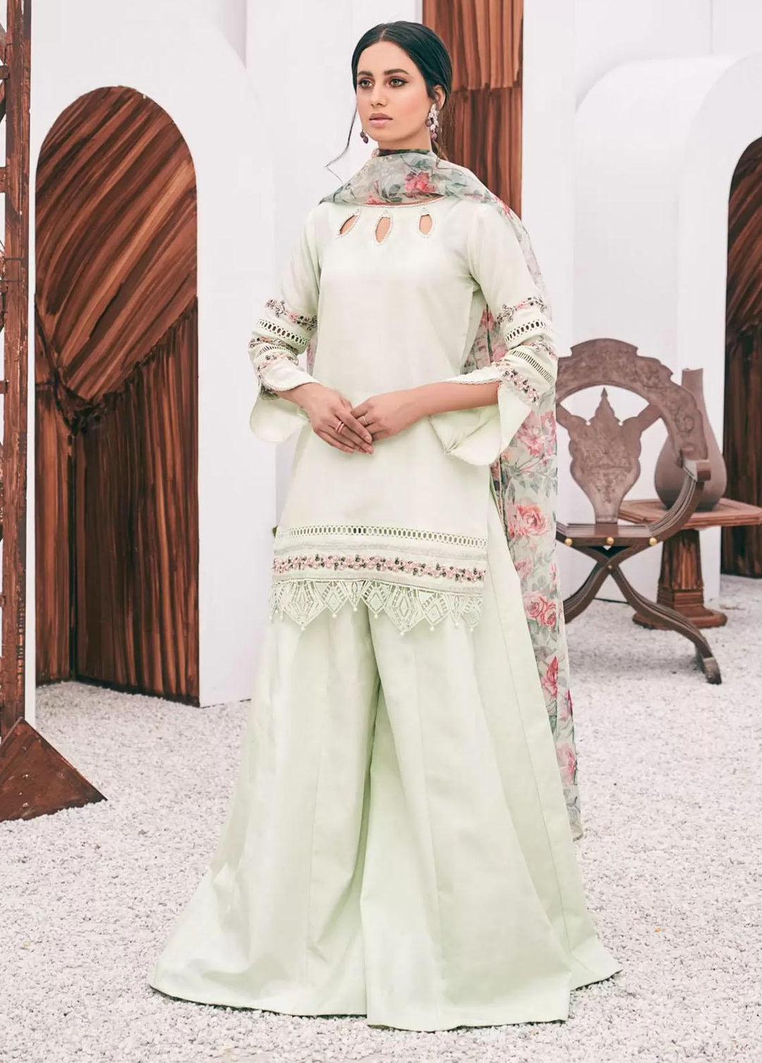 Mehak Yaqoob Pret Embroidered Organza 3 Piece MY21IB Anais