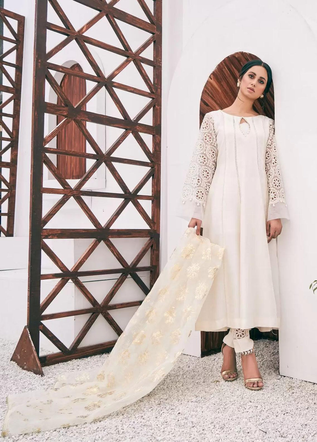 Mehak Yaqoob Pret Embroidered Raw Silk 3 Piece MY21IB Ilaria