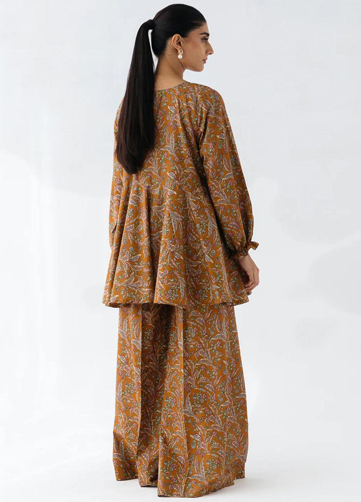 Mehr By Morbagh Printed Cambric Suits Unstitched 2 Piece MRB23MH MB1W23U08 Whimsical Sunrise - Winter Collection