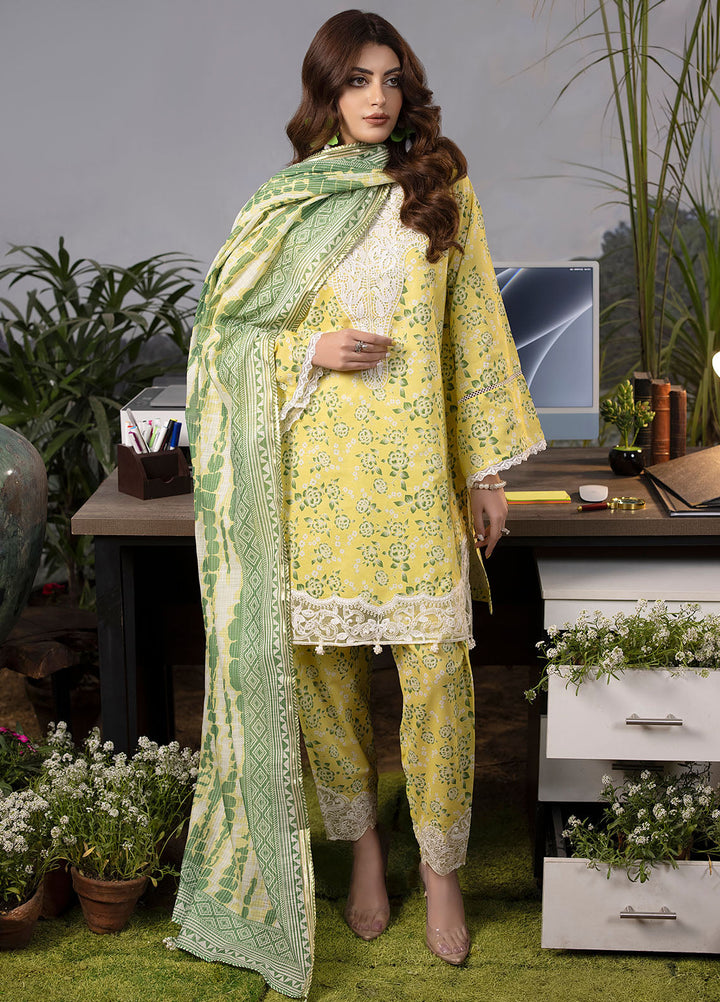 Mehr by Sahane Embroidered Lawn Suits Unstitched 3 Piece SNE24M CT-9012 Radiant Essence - Spring Summer Collection