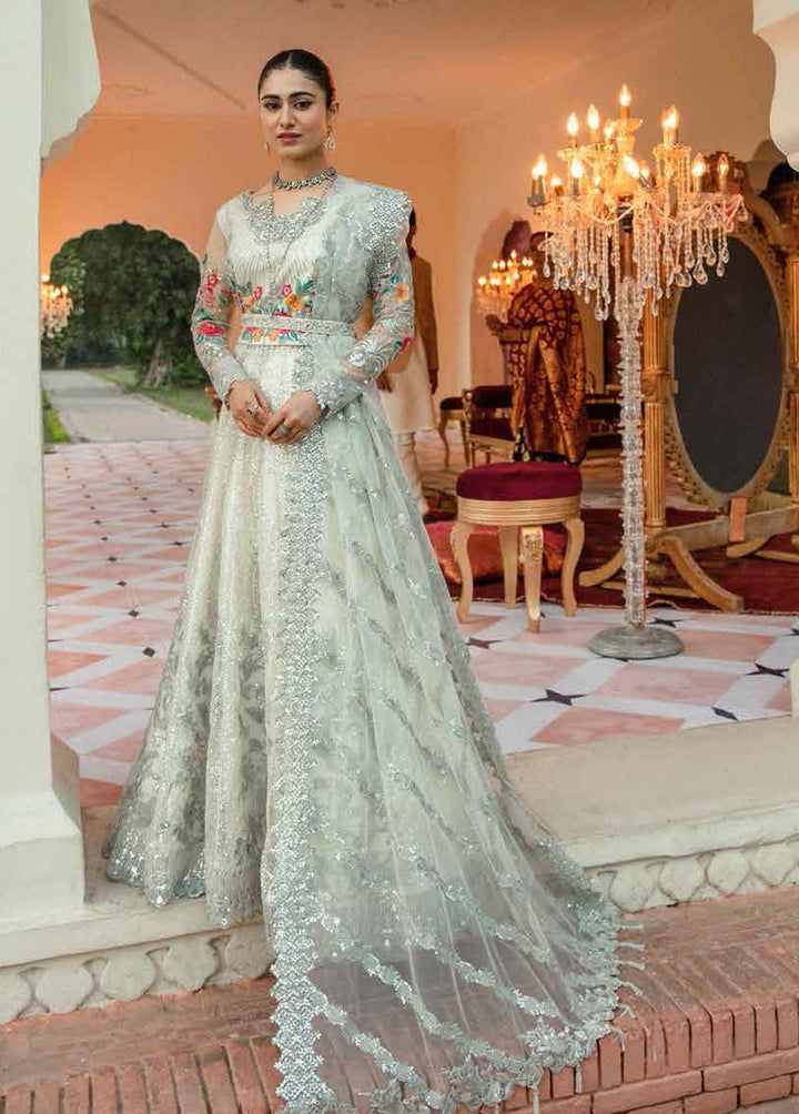 Mehram By Serene Embroidered Net Suits Unstitched 3 Piece SP23M SB-13 Mehram - Premium Collection