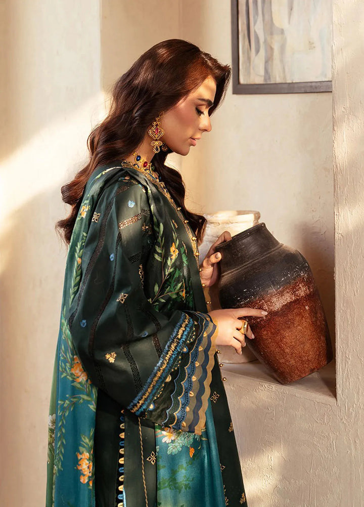 Mehroze by Bin Ilyas Embroidered Lawn Suit Unstitched 3 Piece BI25MS 94 A - Summer Collection