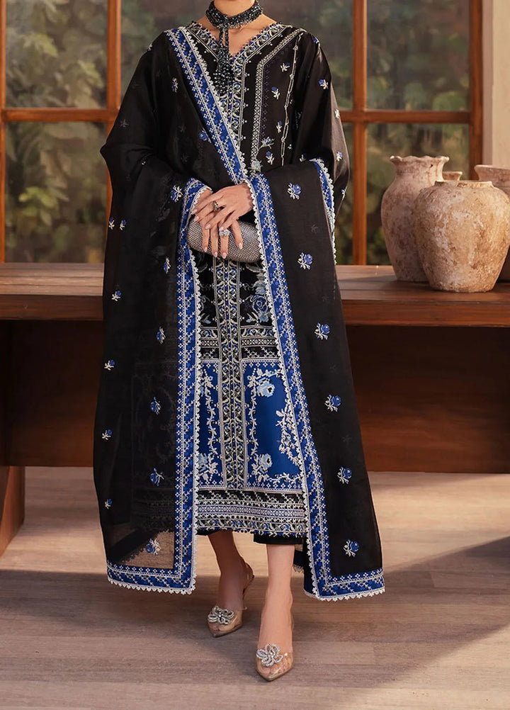 Mehroze by Bin Ilyas Embroidered Lawn Suit Unstitched 3 Piece BI25MS 95 B - Summer Collection