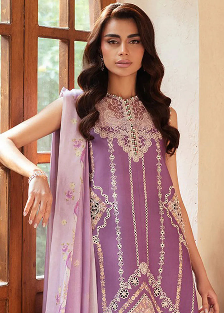 Mehroze by Bin Ilyas Embroidered Lawn Suit Unstitched 3 Piece BI25MS 96 A - Summer Collection