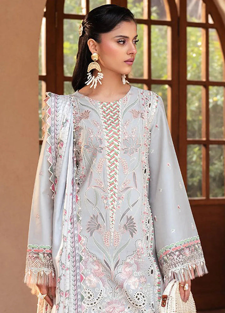 Mehroze by Bin Ilyas Embroidered Lawn Suit Unstitched 3 Piece BI25MS 97 A - Summer Collection