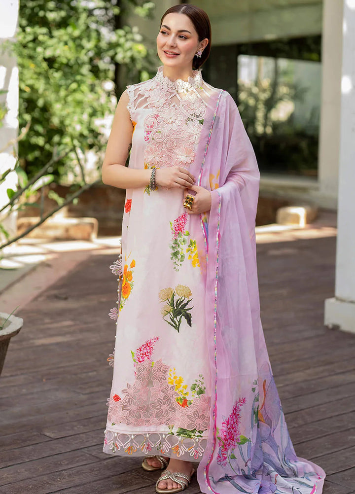 Meraki By Asifa and Nabeel Embroidered Lawn Suits Unstitched 3 Piece AN24M2 MK-05 Bulbul - Summer Collection