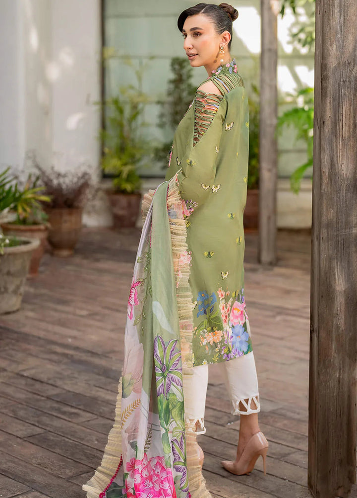 Meraki By Asifa and Nabeel Embroidered Lawn Suits Unstitched 3 Piece AN24M2 MK-07 Meyna - Summer Collection